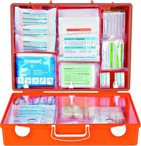 Söhngen Erste-Hilfe-Koffer Multi MT CD Standard DIN13169 - Erste Hilfe Koffer mit DIN 13169 Füllung, ideal für Betriebe und Veranstaltungen, sorgt für schnelle Hilfe im Notfall.
