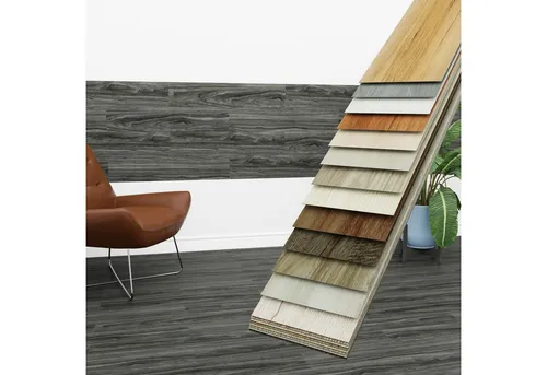 Hexim Vinylboden, Vinyldielen 0,97m² selbstklebend PVC Wandverkleidung Bodenbelag Holzoptik 91x15cm Paneele für Wand & Boden Holzdielen schwarz (7 Dielen Charcoal Oak - 4101-28)