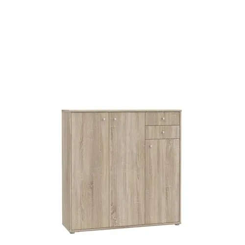 möbelando Sideboard TEMPRA2 in Sonoma Eiche in braun von Möbelando