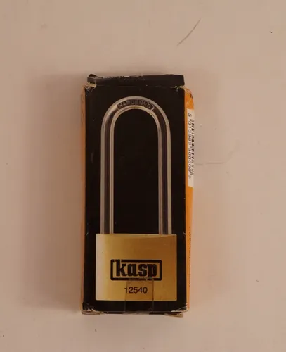 KASP K12540L63A1 Vorhängeschloss 40mm gleichschließend Goldgelb Schlüsselschloss