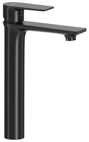 FAUCET-140 Waschbeckenarmatur 29,5 cm hoch aus Messing in Schwarz matt - Die FAUCET-140 Waschbeckenarmatur in Schwarz matt bietet durch ihre 29,5 cm Höhe mehr Bewegungsfreiheit. Der integrierte Perlator sorgt für einen gleichmäßigen Wasserfluss und eignet sich perfekt für moderne Bäder.