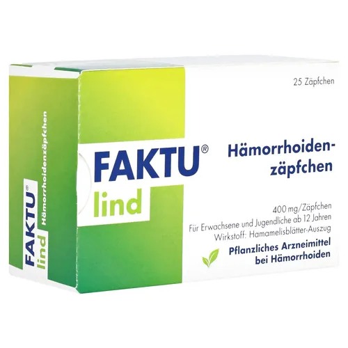 Faktu Lind Hämorrhoidenzäpfchen 25 ST