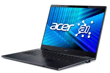 Acer TravelMate P4 14 TMP414-55-TCO - Leistungsstarker Laptop für Profis - Laptops mit Intel Core Ultra 7, 16 GB RAM und 512 GB SSD für schnelle Performance. Ideal für mobiles Arbeiten mit Wi-Fi 7 und 14