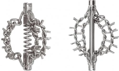 KS Tools Kettenschleuderkopf mit Spike-Kette - Rad- & Reifenwerkzeuge, ideal für präzises Arbeiten mit 2 Ketten (Ø45mm), robust und langlebig für höchste Ansprüche.