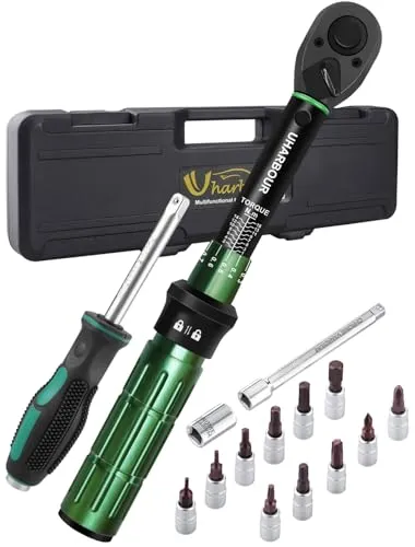 Uharbour 1-15Nm Drehmomentschlüssel Set für Fahrräder