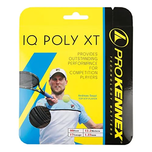 PROKENNEX Iq Poly Xt Black 12,2M Tennis Saitenset 1,23