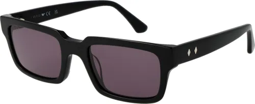Web Sonnenbrille WE0360 01A 53 Herren Schwarz - Sonnenbrille für Herren mit 100% UVA & UVB Schutz, stilvollem rechteckigem Design und hochwertigem Azetat-Rahmen – ideal für sonnige Tage!