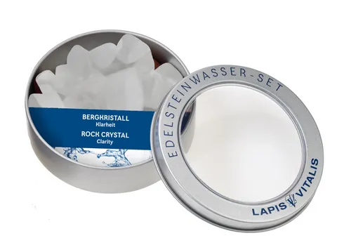 Wassersteine in Geschenkdose
