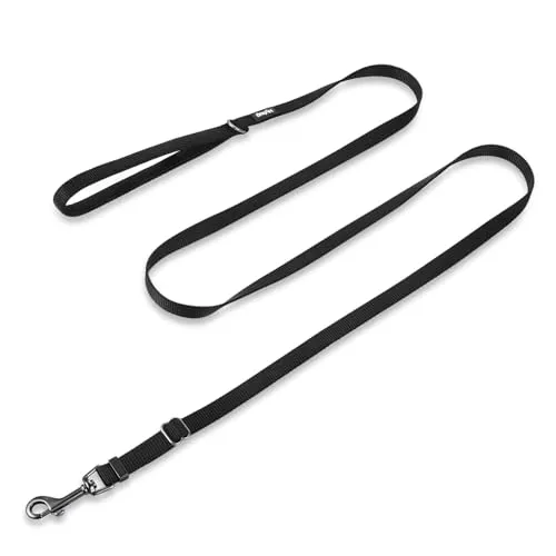 Hyhug 1,8 m Verstellbare Nylon Hundeleine mit weichem, gepolstertem Griff