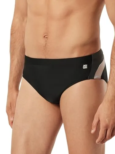 Schiesser Herren Slip Badehose, Schwarz, XXL EU von Schiesser