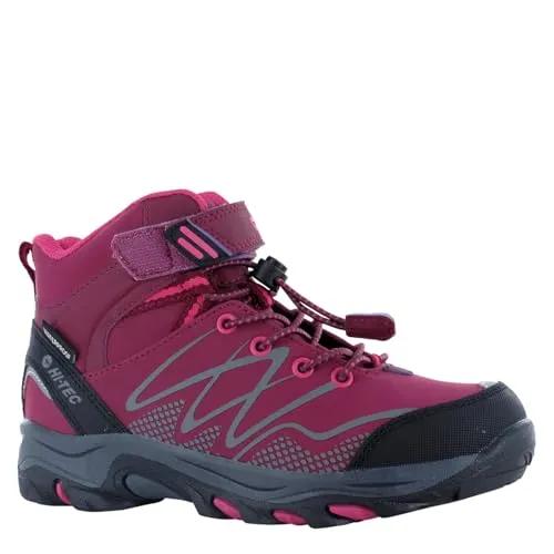 Hi-Tec Blackout Mid WP Jr beere/rosa Gr. 35 von Hi-Tec