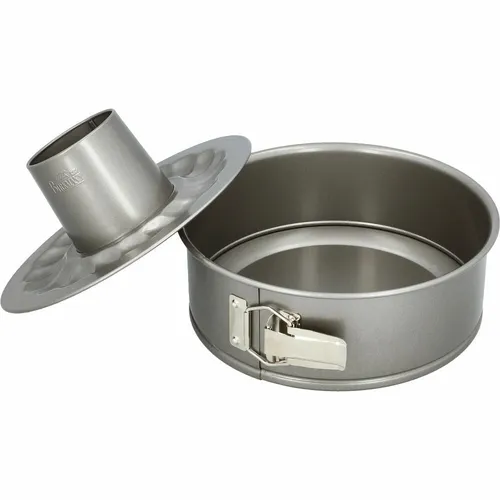 Birkmann Basic Baking Springform mit zwei Böden Kuchenform Backform Ø 24 cm