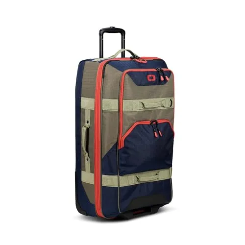 Ogio Alpha Terminal 4 Rollen Trolley 74 cm - Braun mit Dehnfalte - Trolleys, 4 Rollen für müheloses Reisen und Dehnfalte für zusätzlichen Stauraum, ideal für längere Reisen.