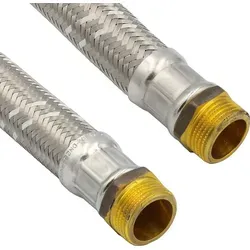 LK Armatur Flexschlauch 500mm - Diffusionsdicht und Korrosionsbeständig - Flexschlauch für Heiz- und Kühlsysteme, ausgestattet mit einem Innenschlauch aus Butylkautschuk und Edelstahlumflechtung. Ideal gegen Sauerstoffdiffusion und Korrosion, für zuverlässigen Betrieb bis 90 °C.