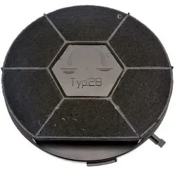 Ersatzteil - Kohlefilter (rund) 28 CHF28/1 (pro Stück) - - fagor, juno, ikea whirlpool, aeg, arthur martin electrolux, bossmatic, ignis, firenzi,