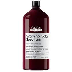 Loreal Serie Expert Vitamino Color Spectrum Shampoo 1,5 L - Shampoo für coloriertes Haar, schützt und verlängert die Farbintensität für strahlende Ergebnisse.