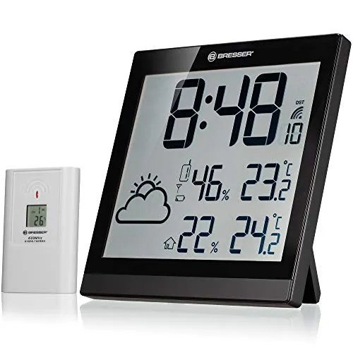 Bresser Wanduhr Wetterstation TemeoTrend JC von BRESSER