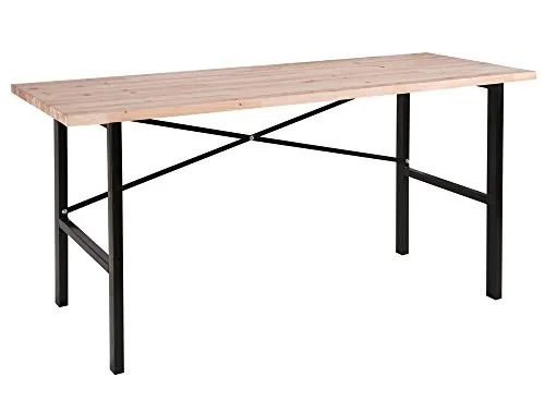 rikta Werkbank | Werktisch | ca. 159x85x58 cm (BxHxT) | Belastbarkeit 200 kg | Holz-Arbeitsplatte