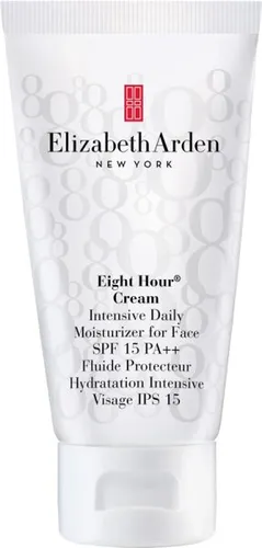 Elizabeth Arden Eight Hour Cream Intensive Daily Moisturizer SPF 15 - 50 ml - Gesichtspflege mit SPF 15, bietet intensive Feuchtigkeit und schützt die Haut vor schädlichen UV-Strahlen.