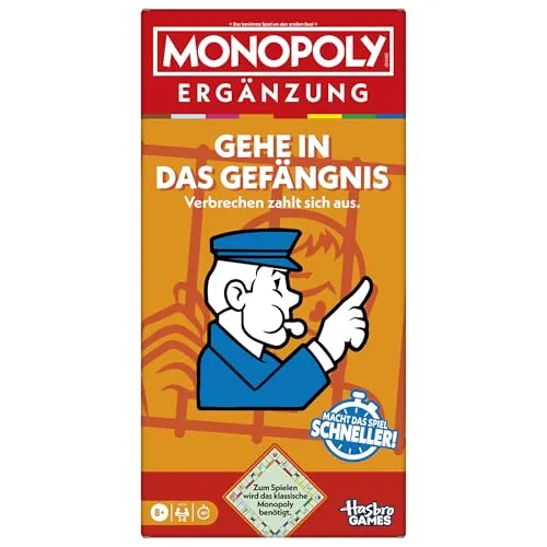 Monopoly Ergänzung: Gehe in das Gefängnis von Monopoly