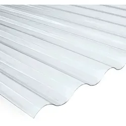 PVC-Wellplatte Sinus 76/18 Klar 80 cm x 120 cm Stärke: 0,65 mm
