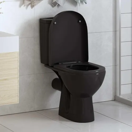 vidaXL Toilettensitz mit Absenkautomatik - WC-Sitz, 45x35cm, Soft-Close-Funktion für leises Schließen, Quick-Release-Design für einfache Montage und Reinigung, ideal für Zuhause und Gewerbe.
