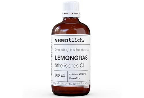 wesentlich. Duftöl Lemongras 100ml - ätherisches Öl