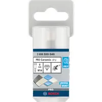 PRO Ceramic Dry Bohrkrone Ø 8mm für Winkelschleifer - Werkzeugteil für Trockenbohren in Hartkeramik und Steingut, mit M14 Gewinde für einfache Handhabung und präzise Ergebnisse.