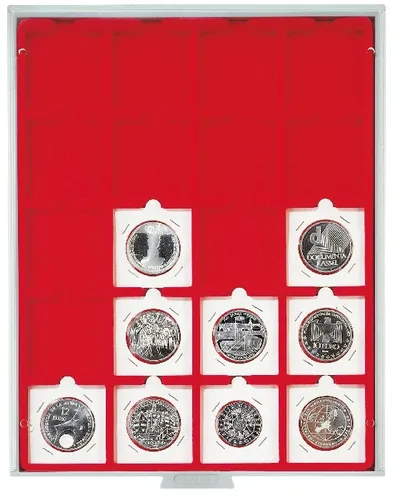 LINDNER-2122-Münzboxen-Standard-20x-50-mm-Für-50x50-mm-Münzrähmchen