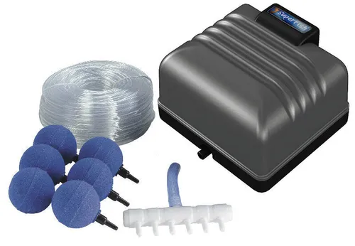 Koi Flow 20 - Teich Belüftungsset inkl. Schlauch u. Ausströmer