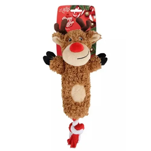 AFP Happy Holidays Merry Tug & Fetch Rentier Spielzeug