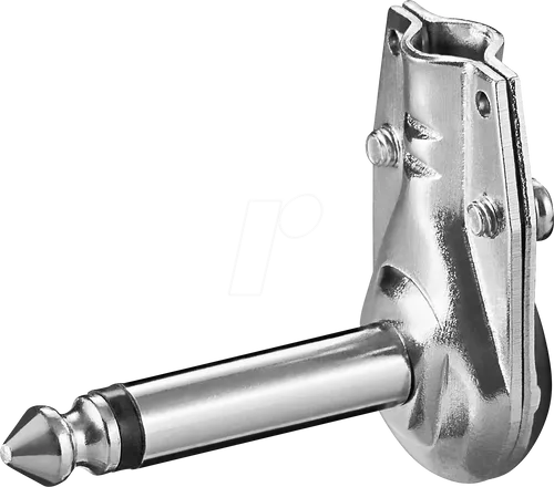 GOOBAY 11040 - 6,35 mm Klinkenstecker, mono, 2-polig, abgewinkelt