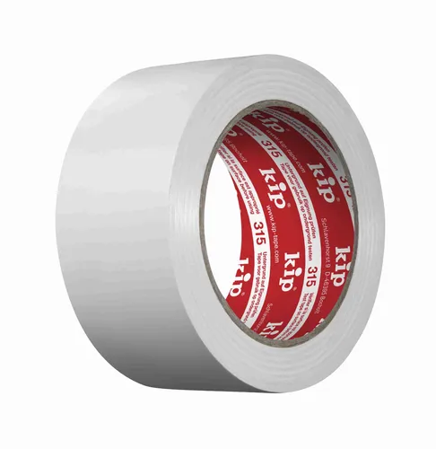 KIP 315 PVC-Schutzband 50mm x 33m Putzband Abklebeband Putzerband weiss glatt