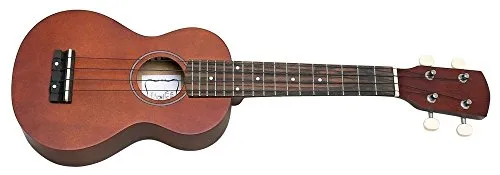 GEWA Sopran Ukulele rotbraun - F512820 - Ukulele aus hochwertigem Linde/Basswood mit Palisander Griffbrett, inklusive gratis Online Lesson Kurs für den perfekten Einstieg in die Musik.