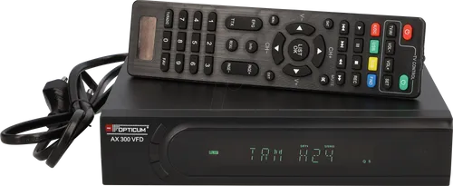 OPTICUM 33052-1 - HDTV SAT Receiver mit PVR - TV-Receiver für HD-Satellitenfernsehen, ideal mit PVR-Aufnahmefunktion und einfacher Bedienung, perfekt für alle frei empfangbaren TV- und Radioprogramme.