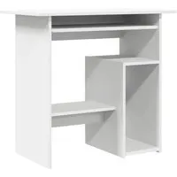 vidaXL Schreibtisch Weiß 80x45x74 cm - Moderne Kinderschreibtische, ideal für kleine Räume! Der elegante Schreibtisch mit offenem Regal bietet Platz für PC und Ordner und lässt sich leicht reinigen.