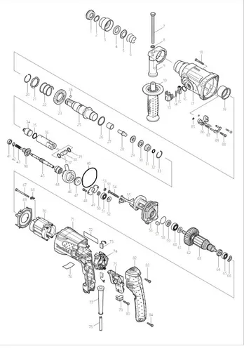 Makita Bohrhammer HR2470 von Makita