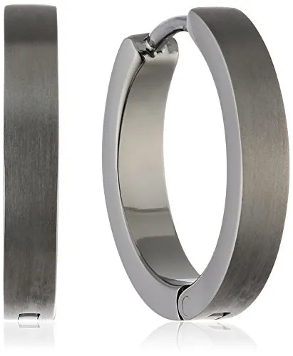 Boccia Damen-Creolen Titan 14 mm 0577-01 von Boccia Titanium