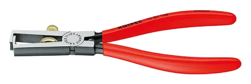 KNIPEX Abisolierzange mit Öffnungsfeder, universal mit Kunststoff überzogen 160 mm, 11 01 160