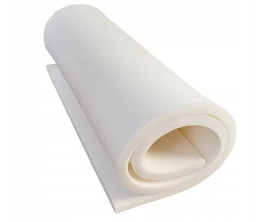 All4All Schaumstoffplatte 80x200x10 - Schaumstoff - Matratze mittelhart T25 - Schuamstoffmatratze - Topper -Schaumstoffzuschnitt - Polster Auflage - Weiß - Verschiedene Größe