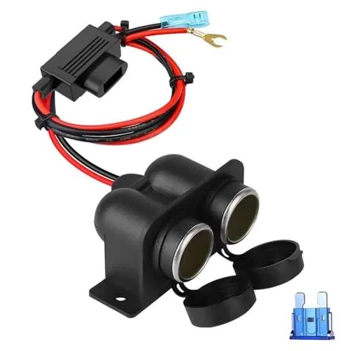 Zigarettenanzünder Verteiler DC 12V/24V 2 Fach
