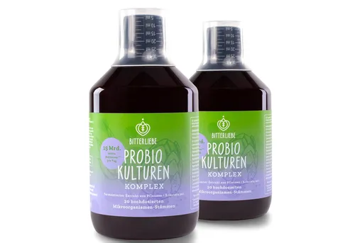 BitterLIebe - Probio Komplex - flüssige Darmbakterien - magensaftresistent - Tropfen