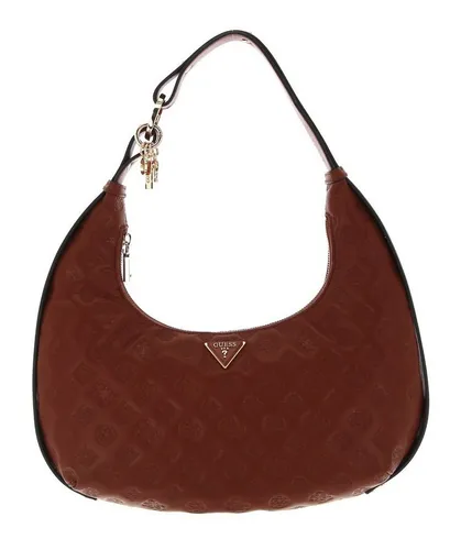 GUESS JEANS Tasche Damen SF17266 - Stylische Handtasche in Braun - Handtasche aus 100% Polyurethan, mit verstellbarem Schultergriff und mehreren Fächern für optimale Organisation. Ideal für den modischen Alltag.