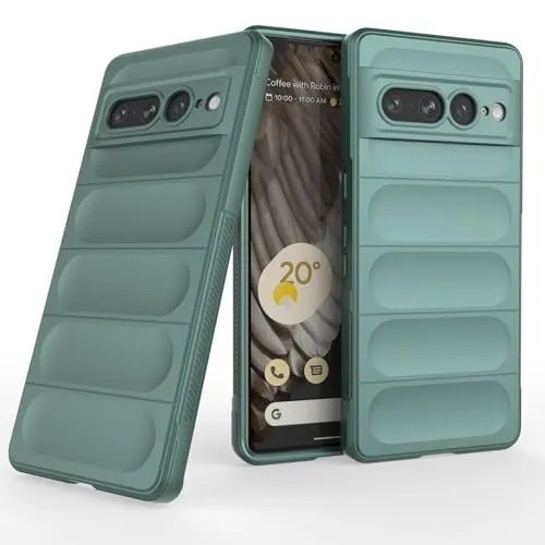 betterfon Handyhülle kompatibel mit Google Pixel 7 Pro | TPU Silikon Bumper Case | Outdoor Schutzhülle mit Stoßschutz | Grün