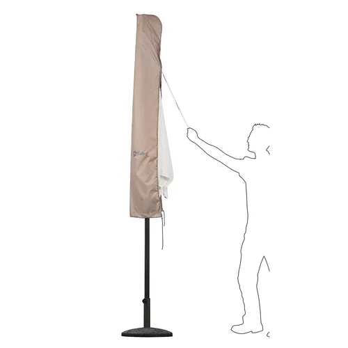 Abdeckung bis Ø 300 cm Sonnenschirm Schutzhülle Schirmhaube Marktschirm Haube