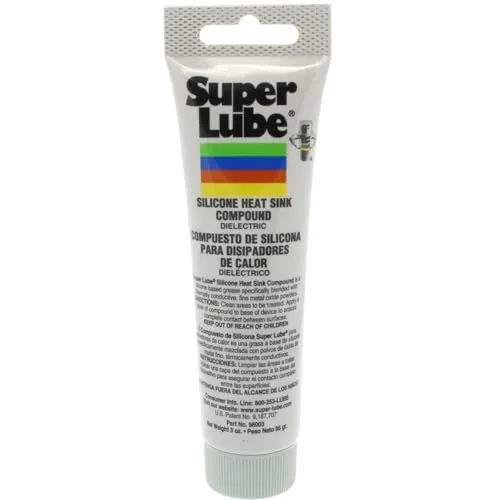 Super Lube 98003 Silikon Kühlkörper, 3 oz Tube, weiß