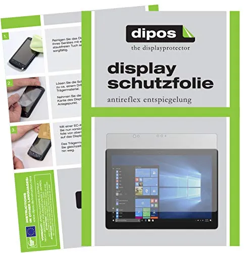 dipos I 2X Schutzfolie matt kompatibel mit Dell Latitude 5285 Folie Displayschutzfolie