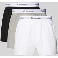 Calvin Klein Jeans Boxer BOXER SLIM 3PK X3 in Multicolor in grau von Calvin Klein