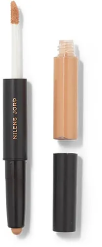Nilens Jord Duo Concealer 4457 Beige 5 ml - Concealer für perfekten Teint, 2-in-1 mit flüssigem und festem Teil für optimale Abdeckung von Unreinheiten und dunklen Rändern unter den Augen.