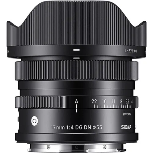 Sigma 4/17 mm DG DN Objektiv für L-Mount – Hochwertige Bildqualität - Objektiv für Sony mit 17mm Brennweite und Blende 4,0. Ideal für Landschafts- und Architekturaufnahmen, sowohl auto- als auch manuelle Fokussierung.